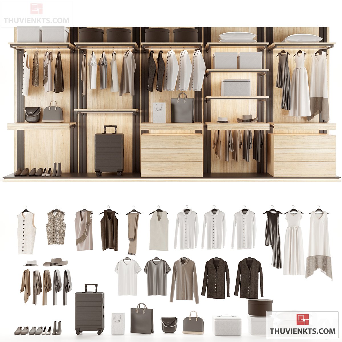 Wardrobe Display Methods Wardrobe & Display cabinets-3501702.60d588261890a - Thư Viện KTS