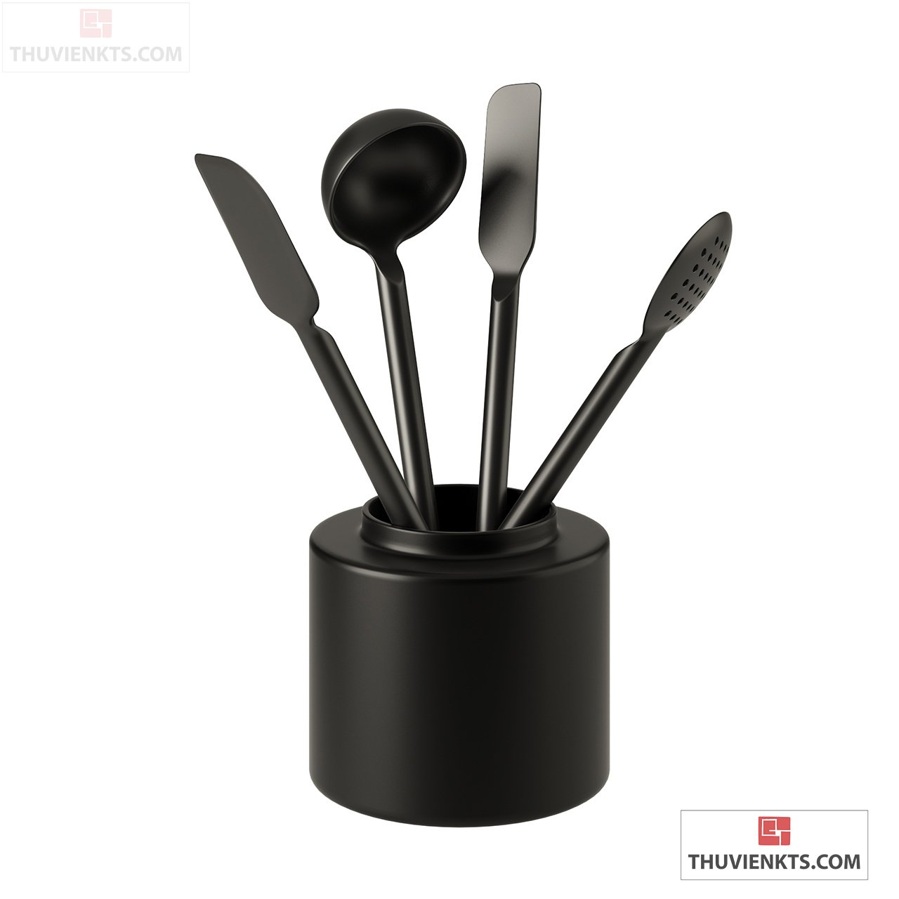 Black Silicone Utensils by Crate And Barrel-12498