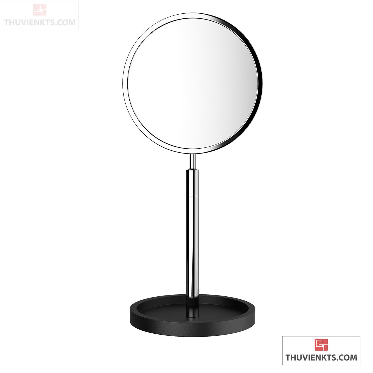 Black Stone Cosmetic Mirror by Decor Walther-12498
