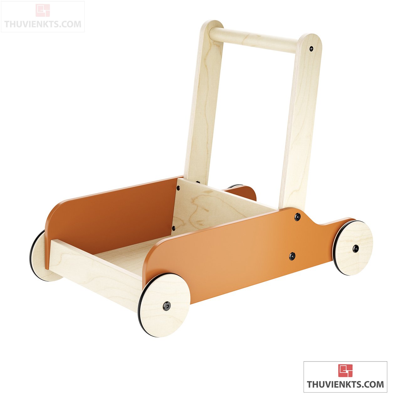 Bonnie Wooden Push Cart by Liewood-12498