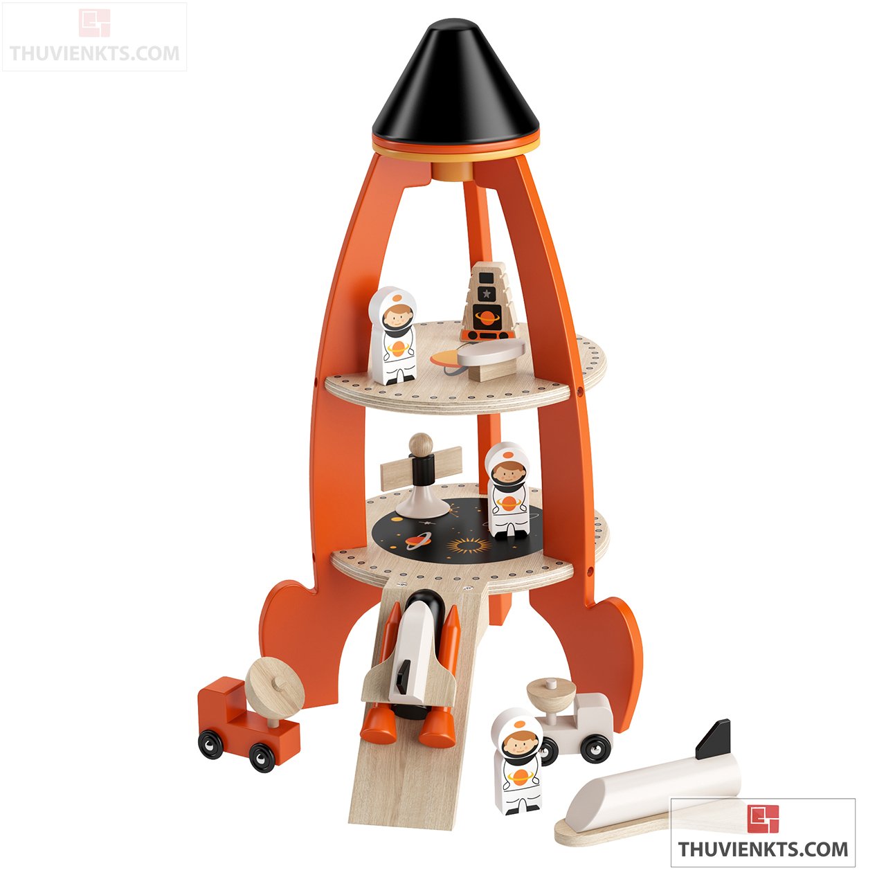 Cosmic Rocket Set Toy by Tender Leaf Toys-12498