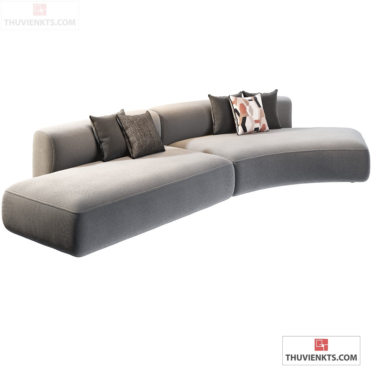 Cosy Curve Modular Sofa 3 by Mdf Italia-12498