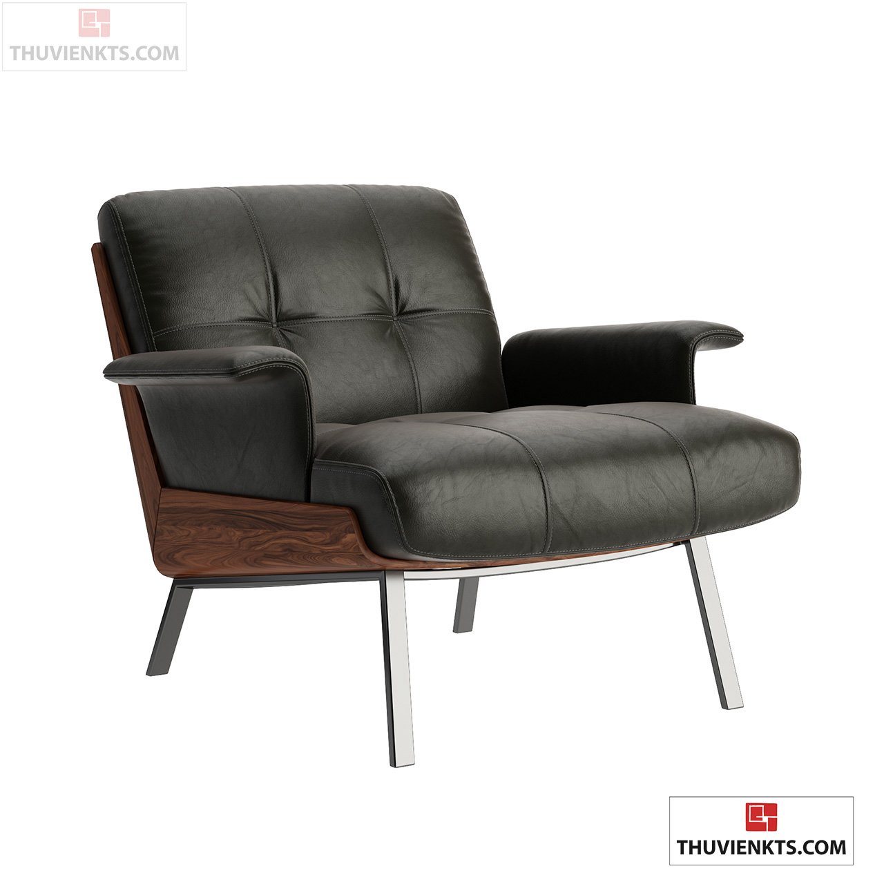 Daiki Lounge Armchair by Minotti-12498
