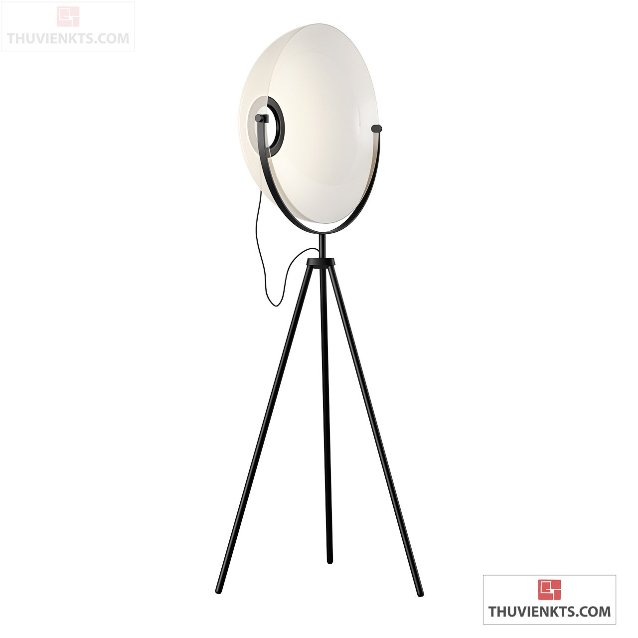 Demi Moon Floor Lamp by Stilnovo-12498