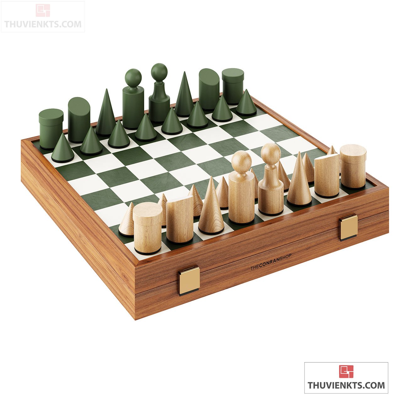 Faux Leather and Felt Chess Set by The Conran Shop-12498