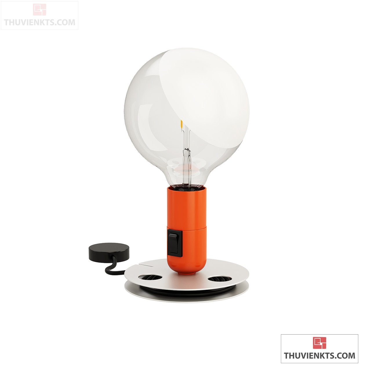 Lampadina Table Lamp by Flos-Dimensiva-3dsmax-12498 - Thư Viện KTS