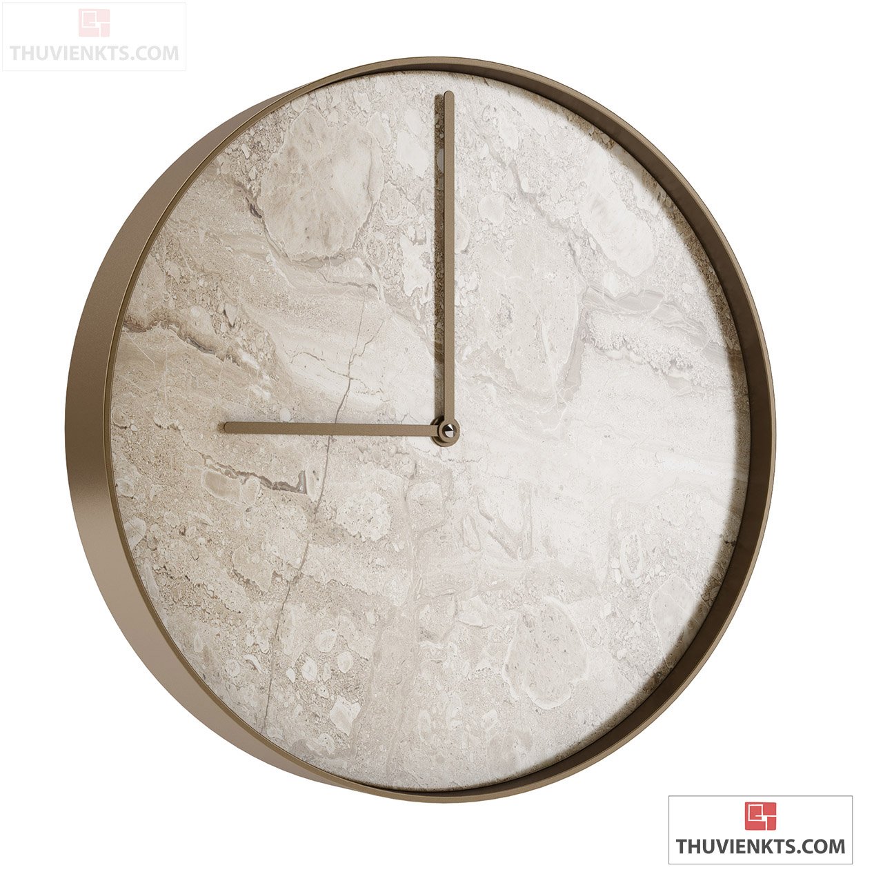 Mj 01 Wall Mounted Steel Clock by Janua-12498