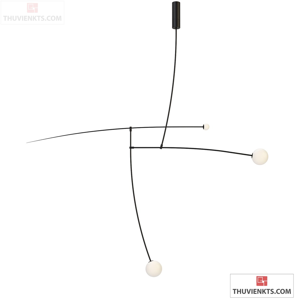 Mobile Chandelier 14 by Michael Anastassiades-Dimensiva-3dsmax-12498 ...