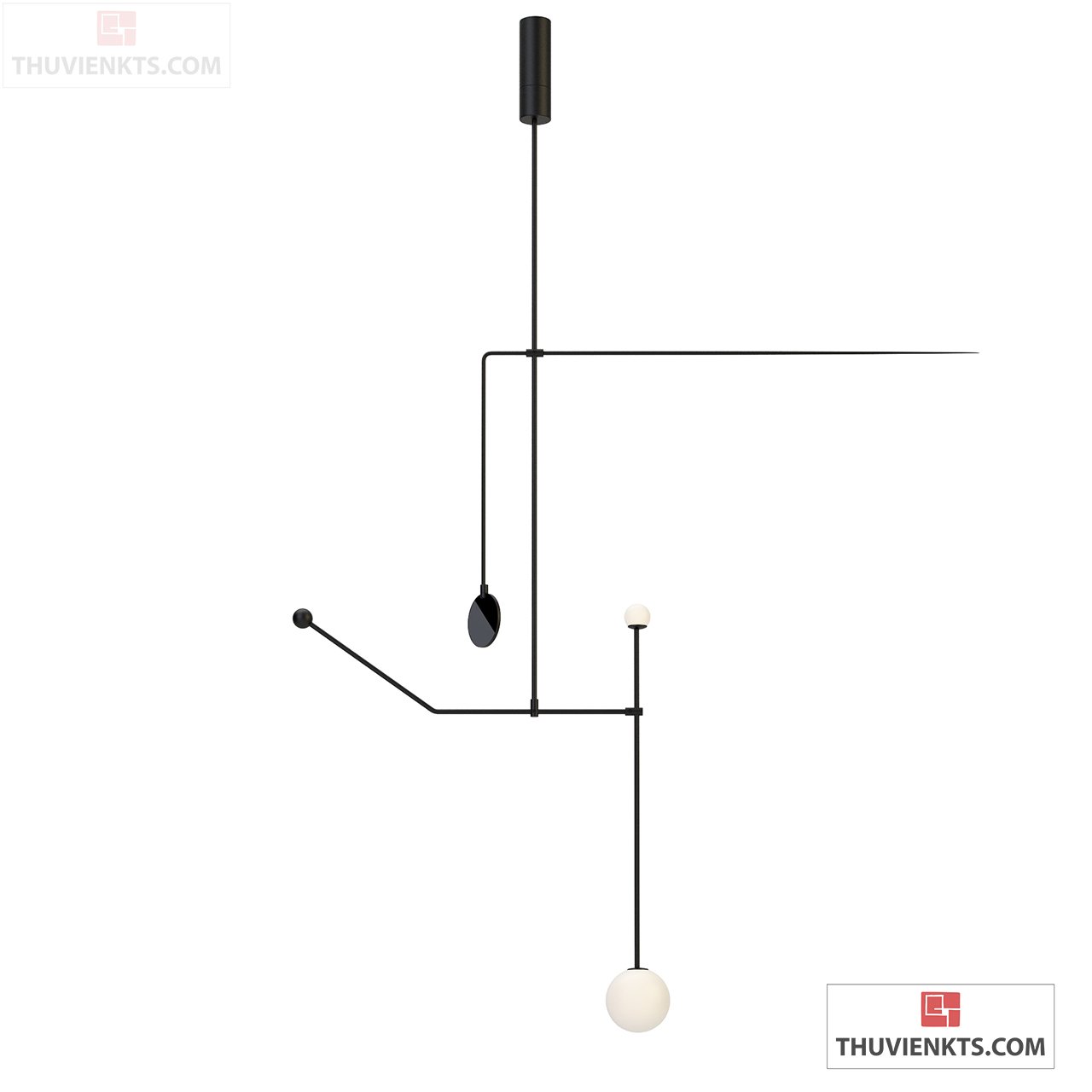 Mobile Chandelier 6 by Michael Anastassiades-Dimensiva-3dsmax-12498 ...
