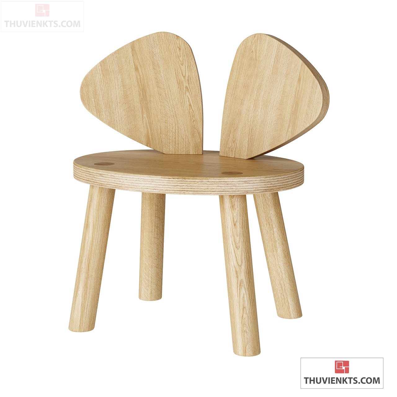 Mouse Chair Oak by Nofred-12498