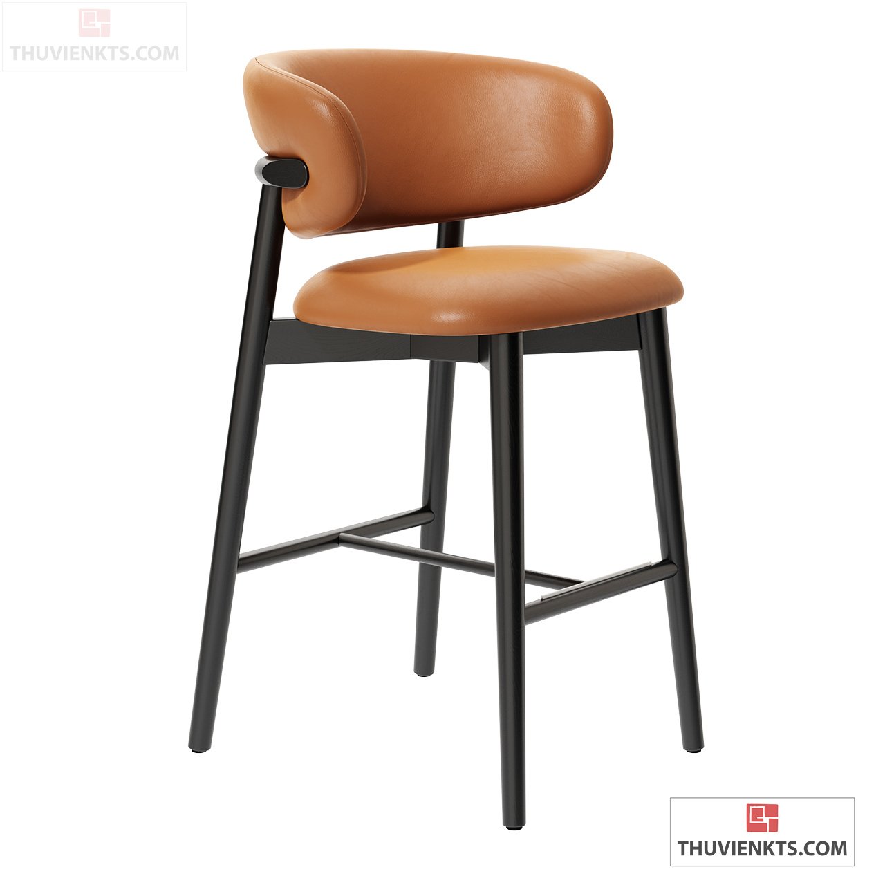 Oleandro Leather Stool by Calligaris-12498