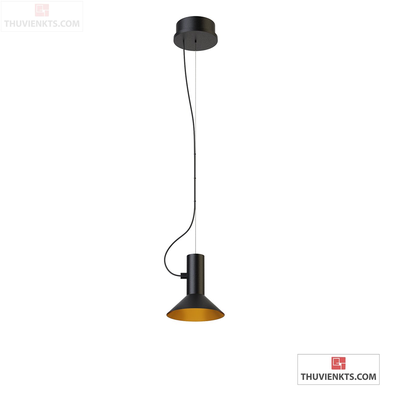 Roomor 1 Suspended Light 2481e0bk1 by Wever Ducre-12498